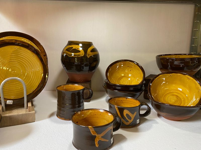 Earthenware and slip