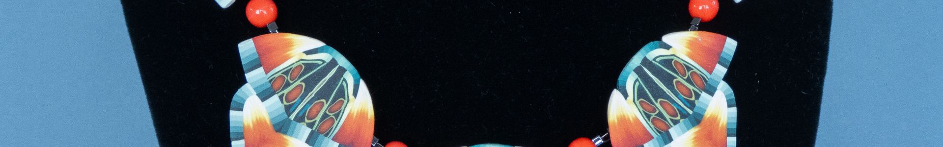 Bridget Derc - Polymer clay necklace