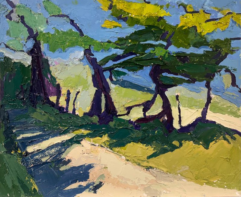 Trees with Attitude,  Mountain Road Olchon Valley