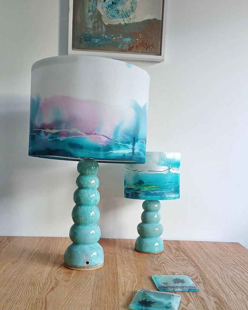 Stoneware Table Lamp