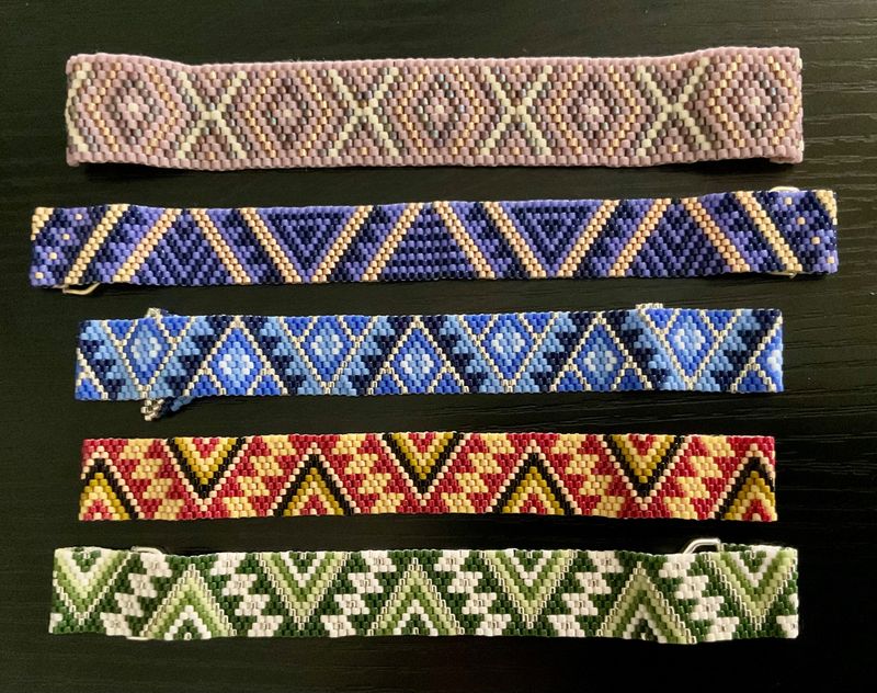 Beadwoven bracelets