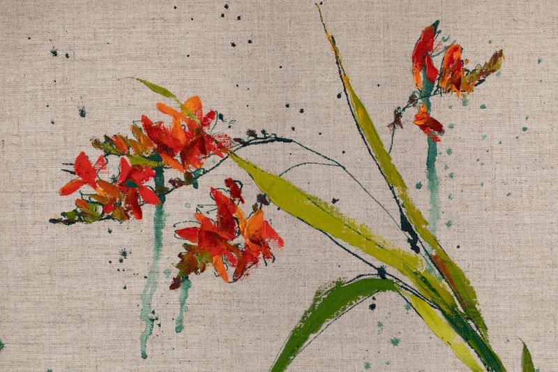 crocosmia, detail
