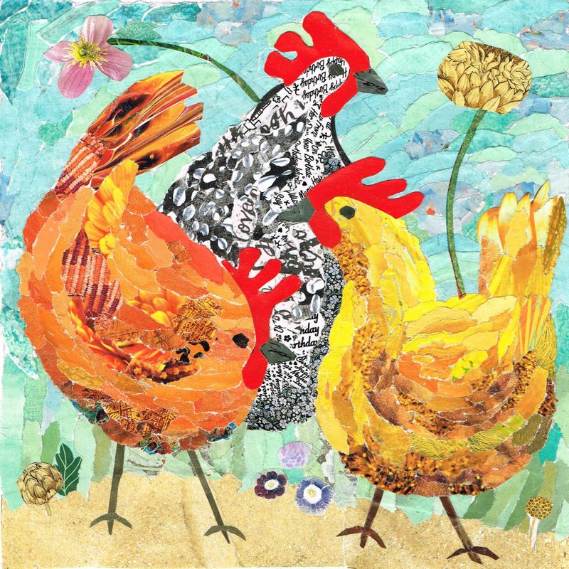 Chickens in my Garden