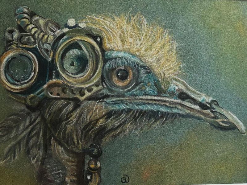 Steampunk Ostrich