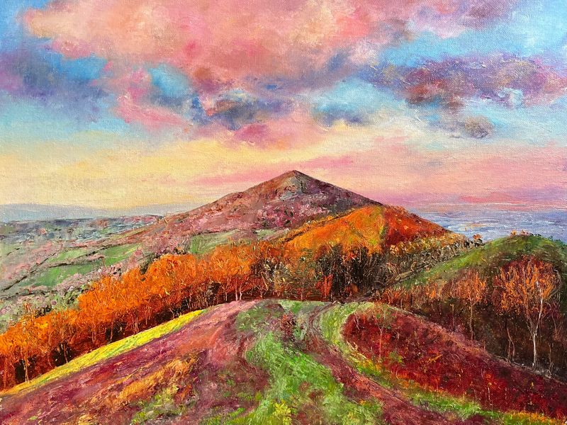 Winter Sun, Malverns