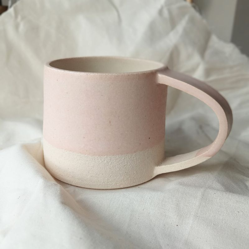Stoneware Pale Pink Mug