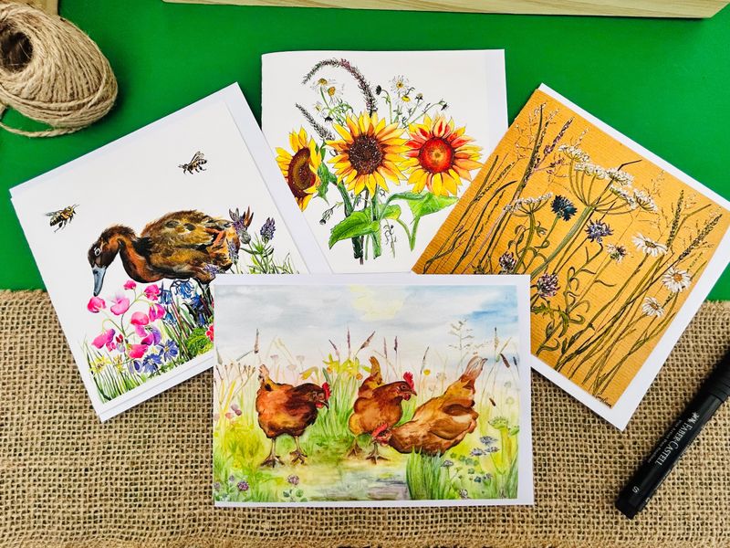 Just a small selection from a large range of quality printed greeting cards.