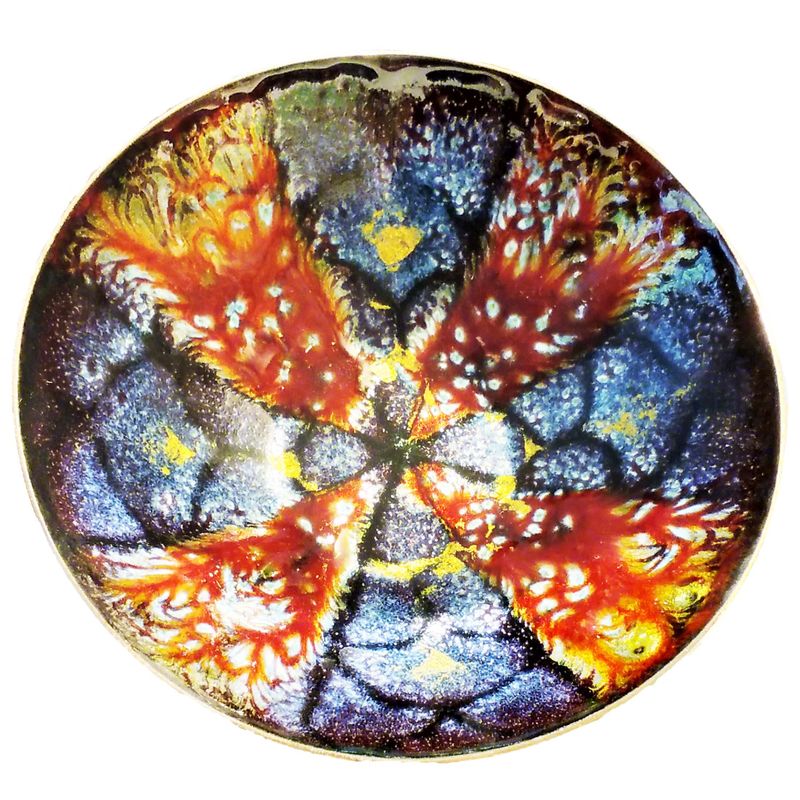 Enamel on Copper Bowl