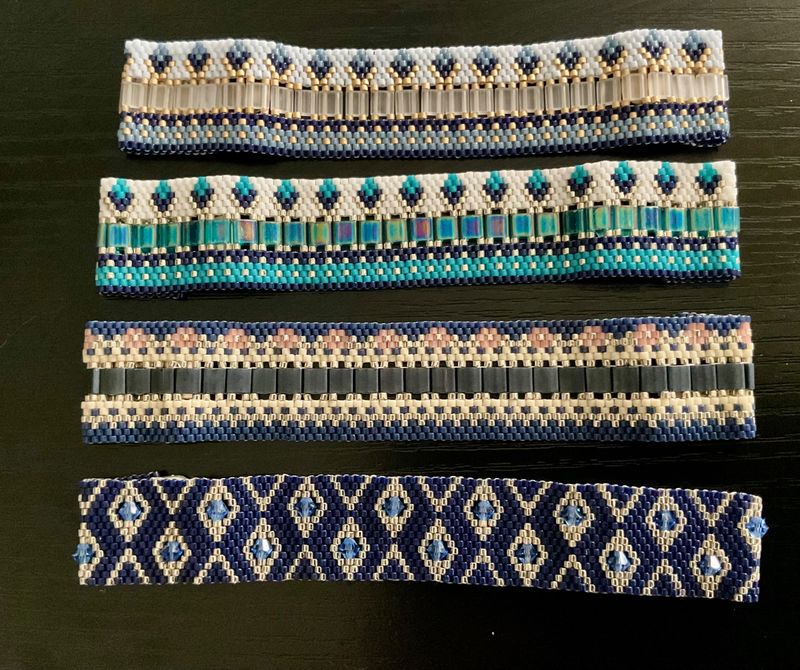 Beadwoven bracelets