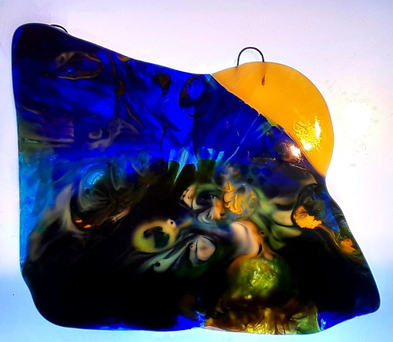 Moonrise over mudflats