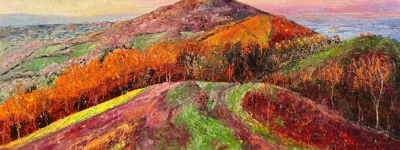 Anna Cumming - Winter Sun, Malverns
