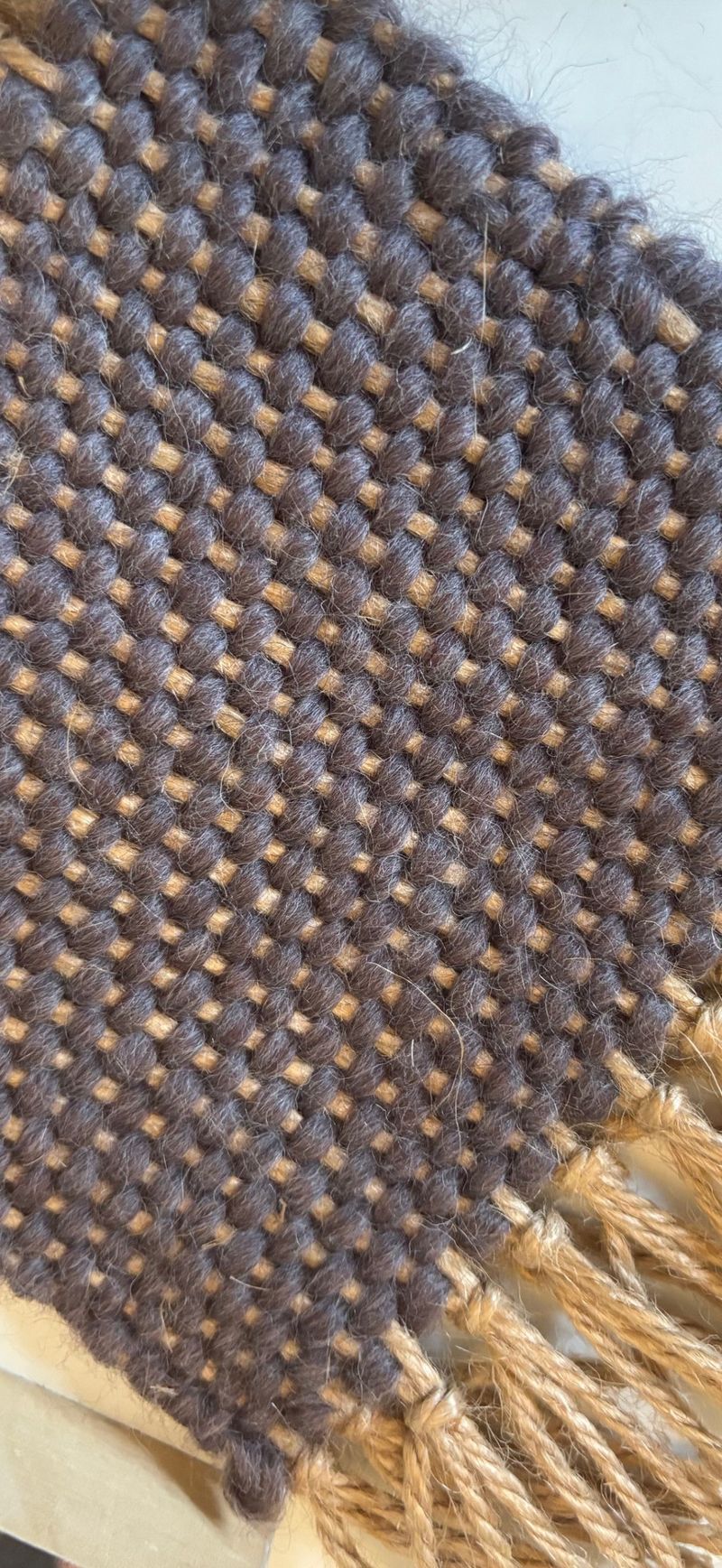 Sarah Hanner Hopwood Hand Woven Mug Rug