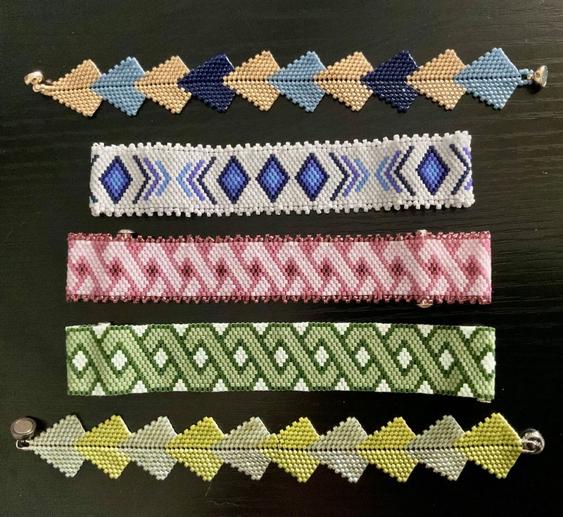 Beadwoven bracelets