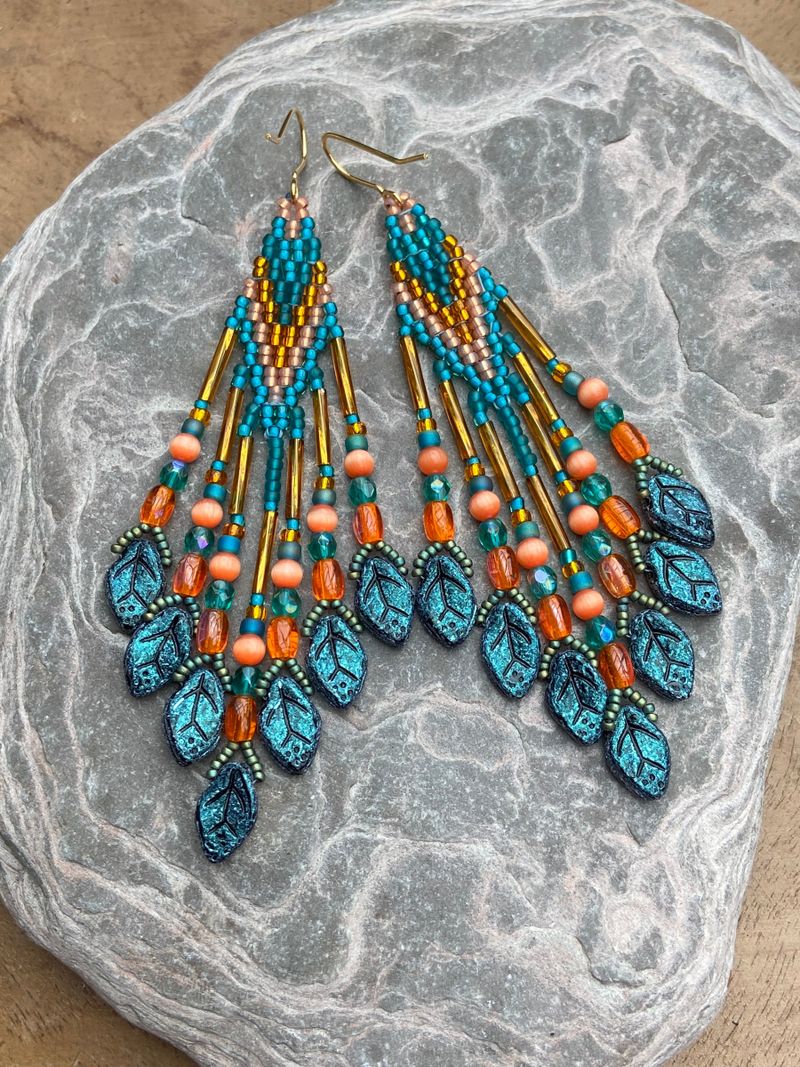 Czech and Japanese glass beads