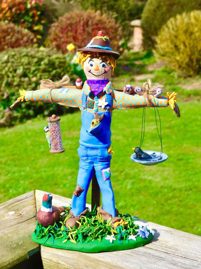 Polymer Clay Scarecrow