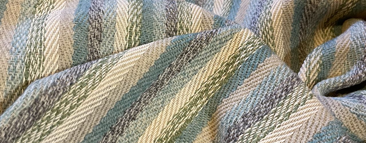 Handwoven wool and cotton