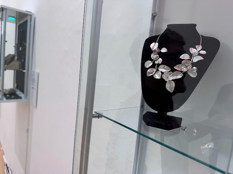 Apple blossom necklace