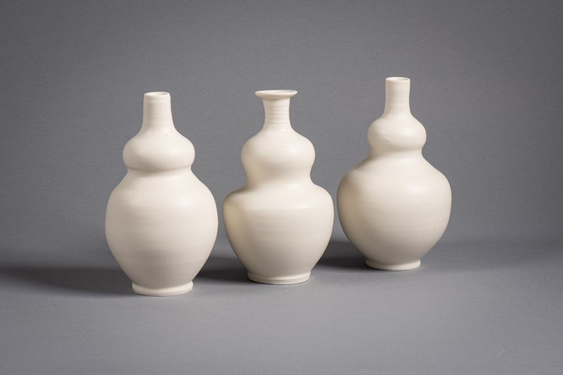 Set of porcelain vases