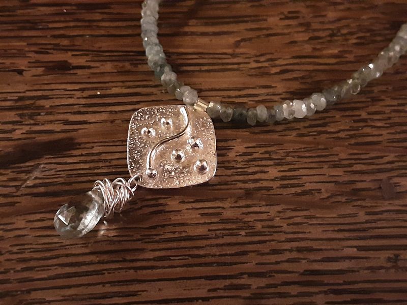 Aquamarine and silver