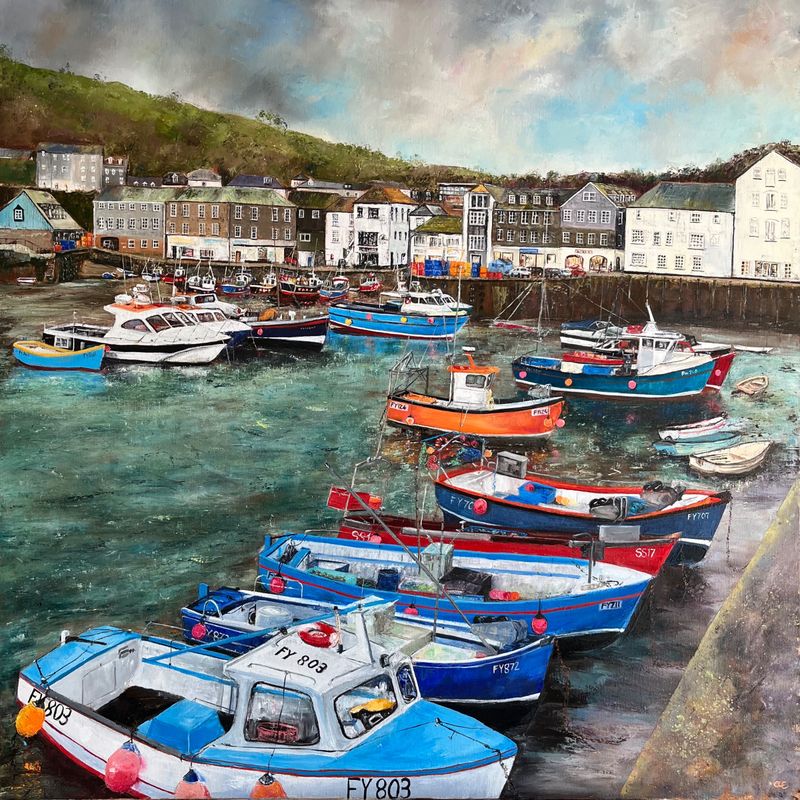 Low tide, Mevagissey harbour