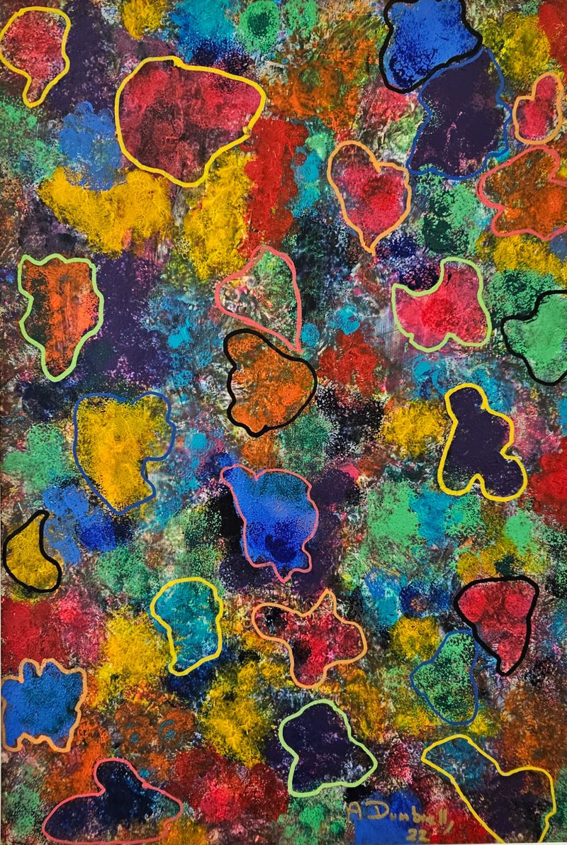 Patchwork  (P)A3 in 40x50cm Gallery Frame
