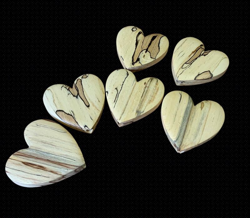 Spalted ash light pulls