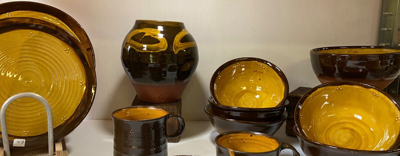 Earthenware and slip