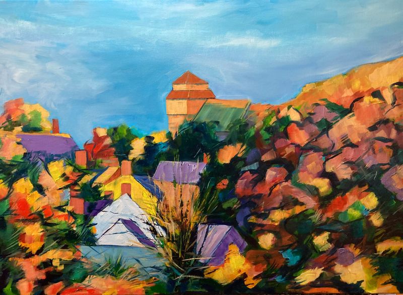 Knighton from y Comm