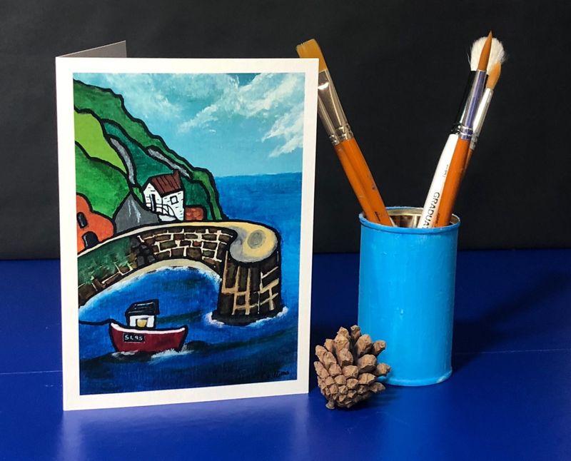Porthgain Harbour Card