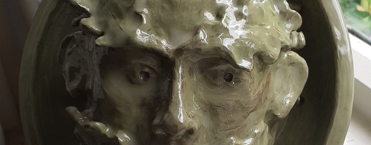 Green Man with Watchful Eyes