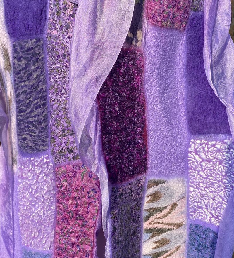 Nuno felt purple wrap