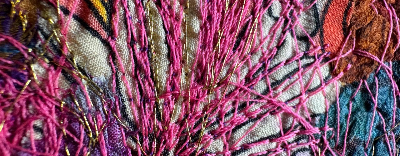 Free Motion Machine Embroidery Piece