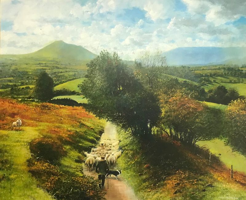 Distant view of the Skirrid