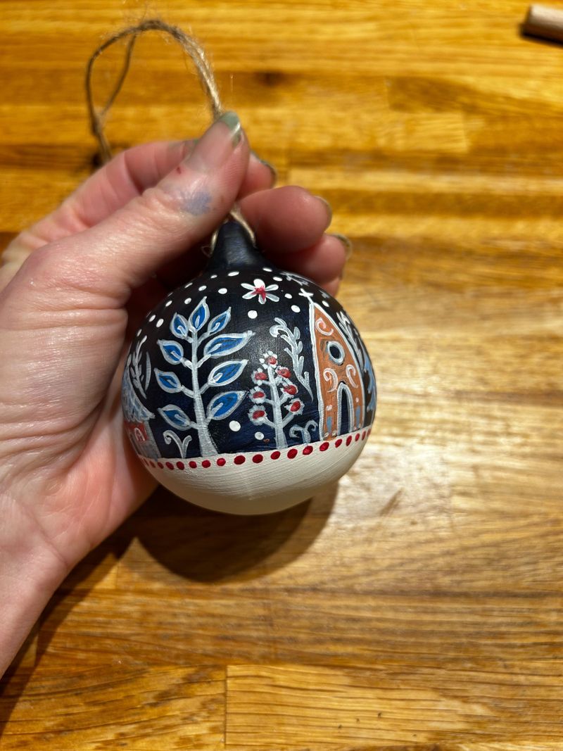 Scandi bauble