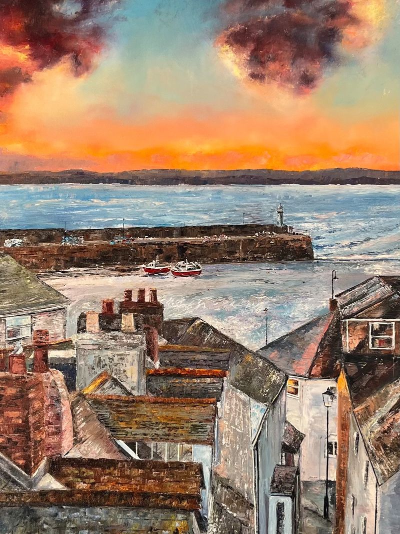 Rooftop view, St Ives