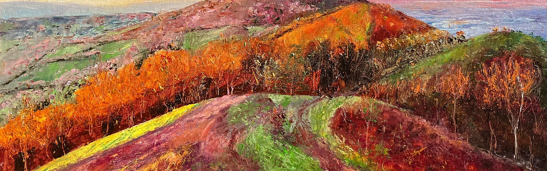 Anna Cumming - Winter Sun, Malverns