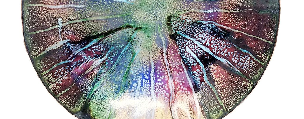 Enamel on Copper Bowl