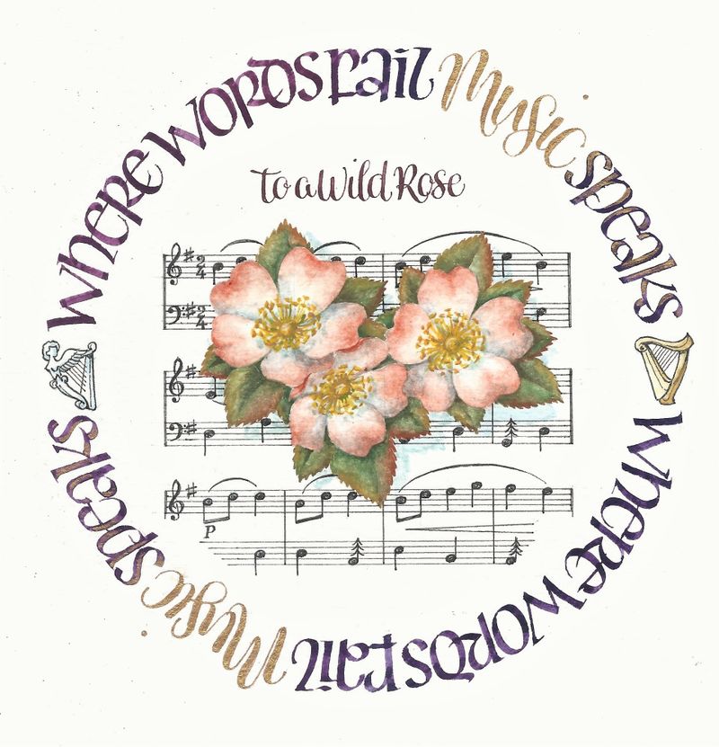 TO A WILD ROSE - Bespoke Commission - The perfect gift for someone who has everything!