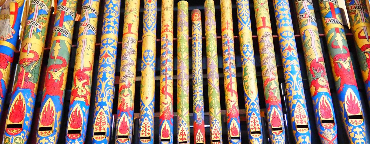 Church Organ Pipes