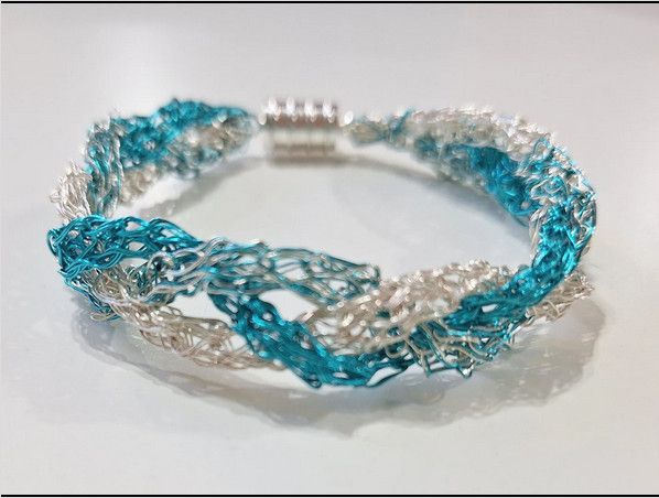 Viking knit, plaited bracelet