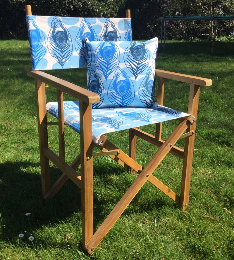 Upcycled directors chair