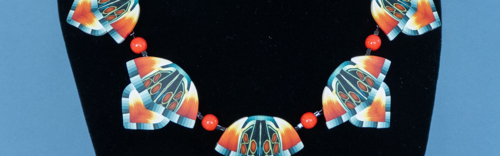 Bridget Derc - Polymer clay necklace