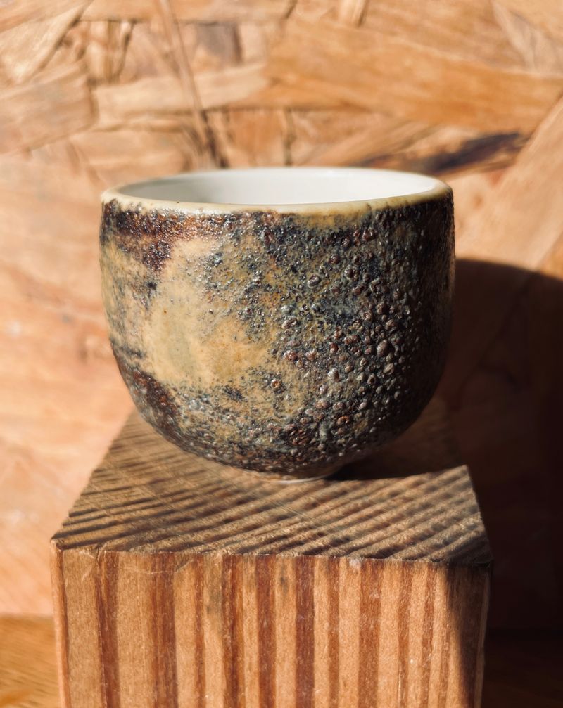 Porcelain sake cup