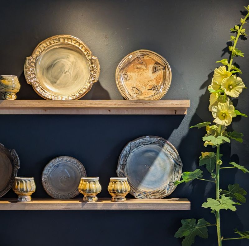 Wood-fired salt-glazed stoneware by Jeremy Steward