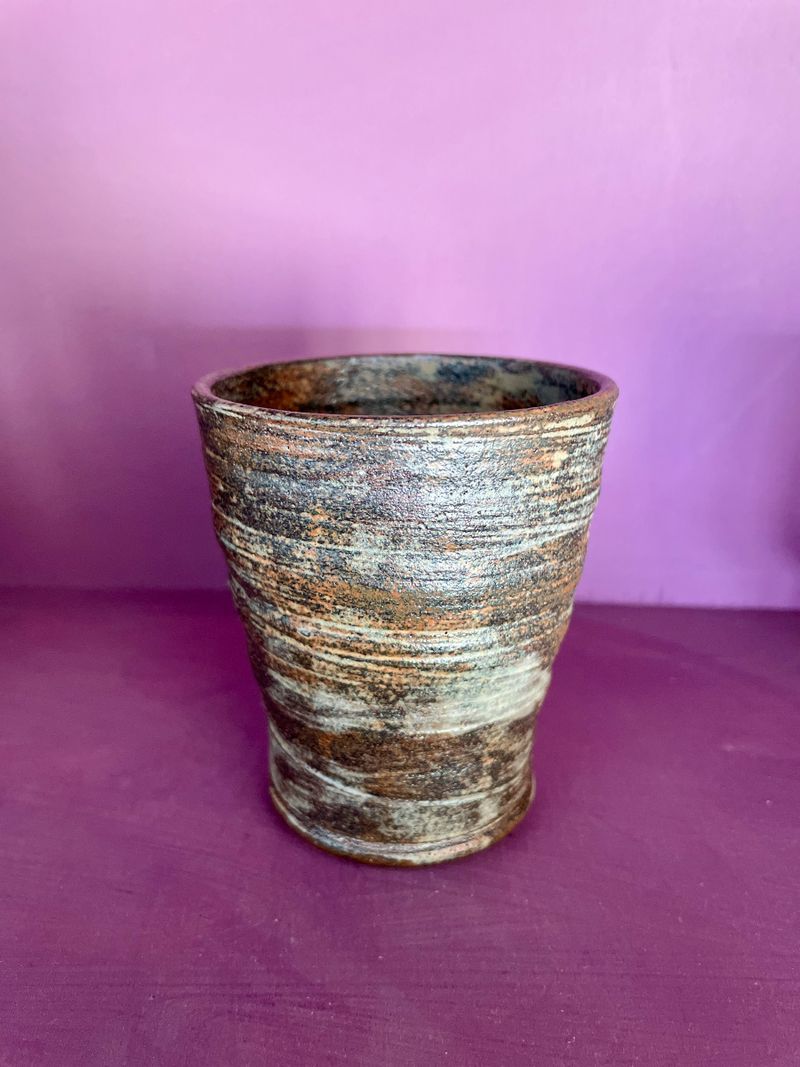 Beaker made with 99% materials from my garden