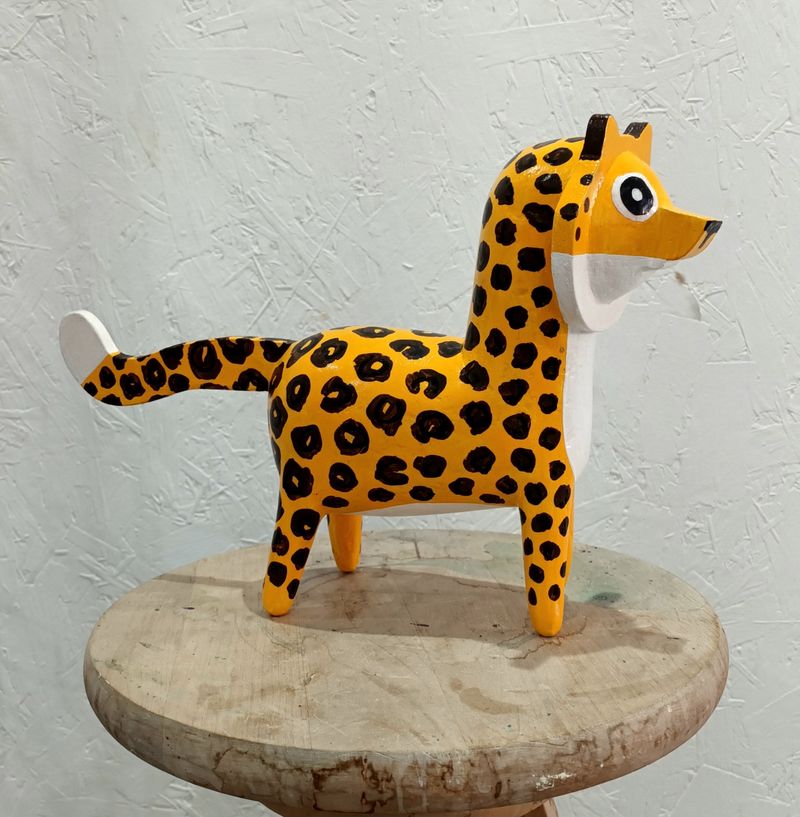 Posh Paper Mache Leopard