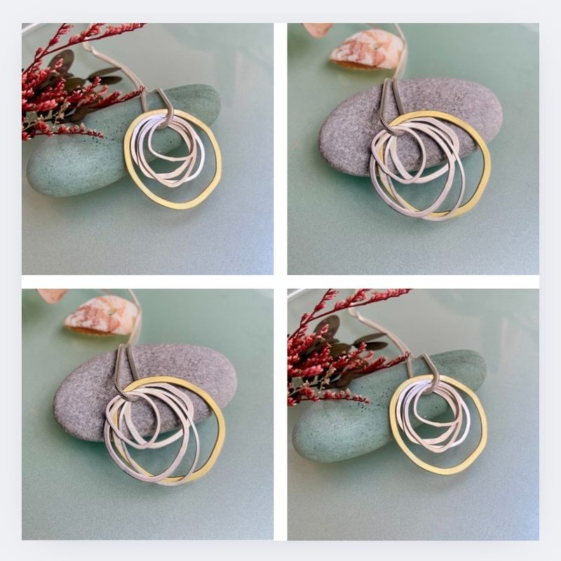 Silver & Brass Necklace