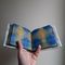 Book made with dyed papers