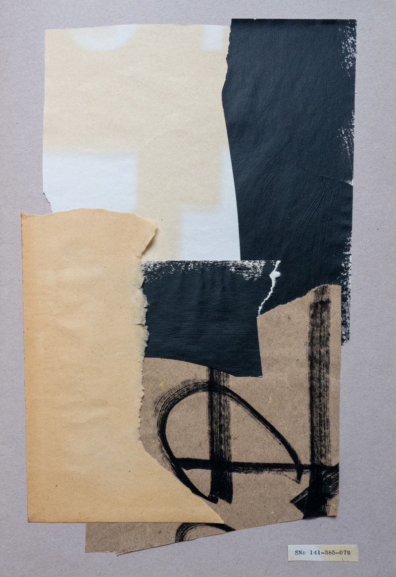 Collage on paper