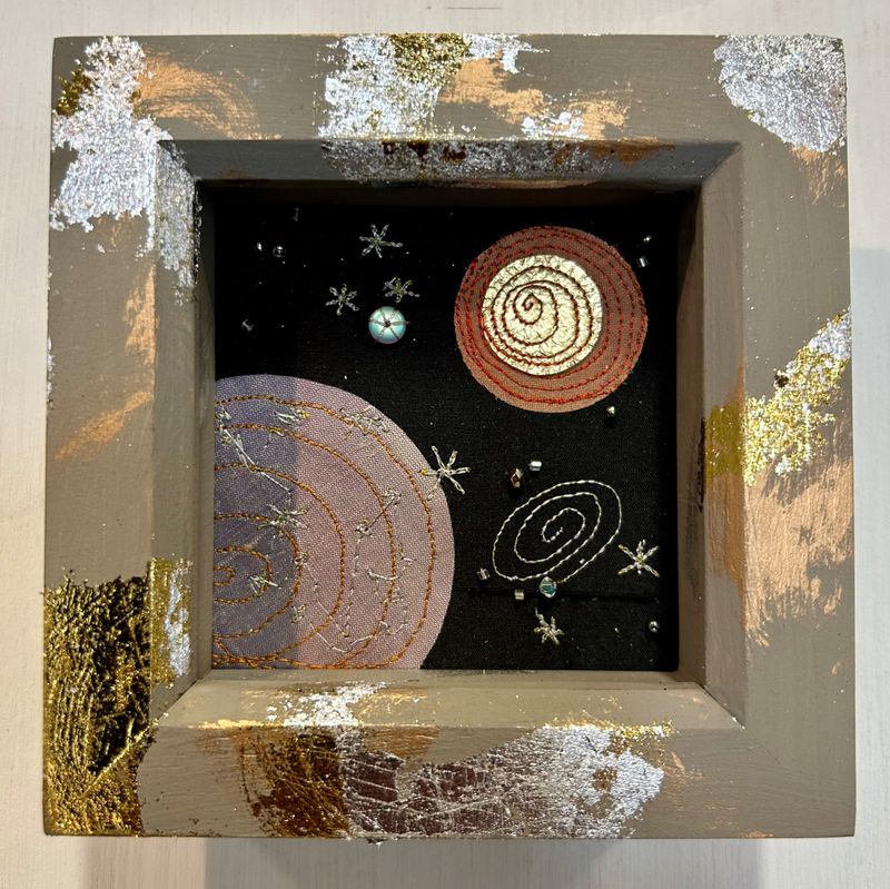 ‘Heaven’ embroidered wall art